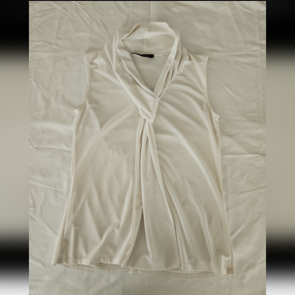 Candid soul Women's size medium white blouse #AB4
